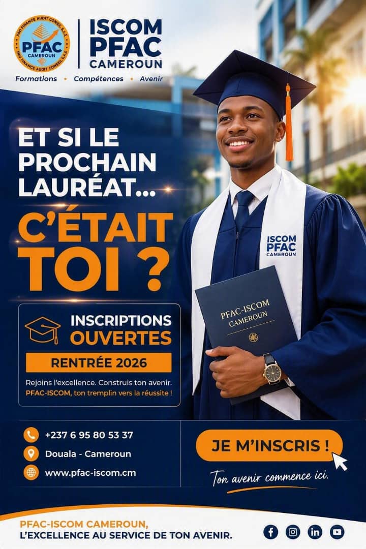 ISCOM PFAC Cameroun – Rentrée 2026
